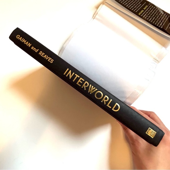 3 For $13! INTERWORLD Young Adult Novel by Neil Gaiman Hardcover Book - Picture 13 of 15